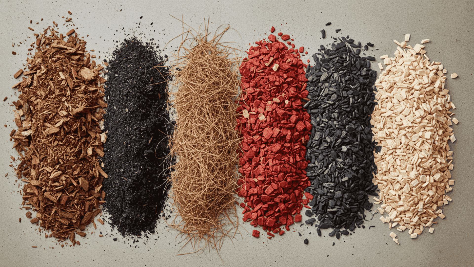 mulch types and colors
