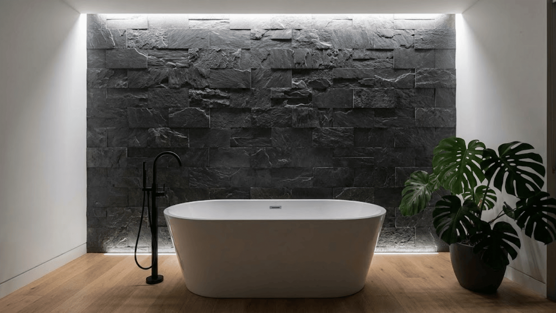 natural stone feature walls