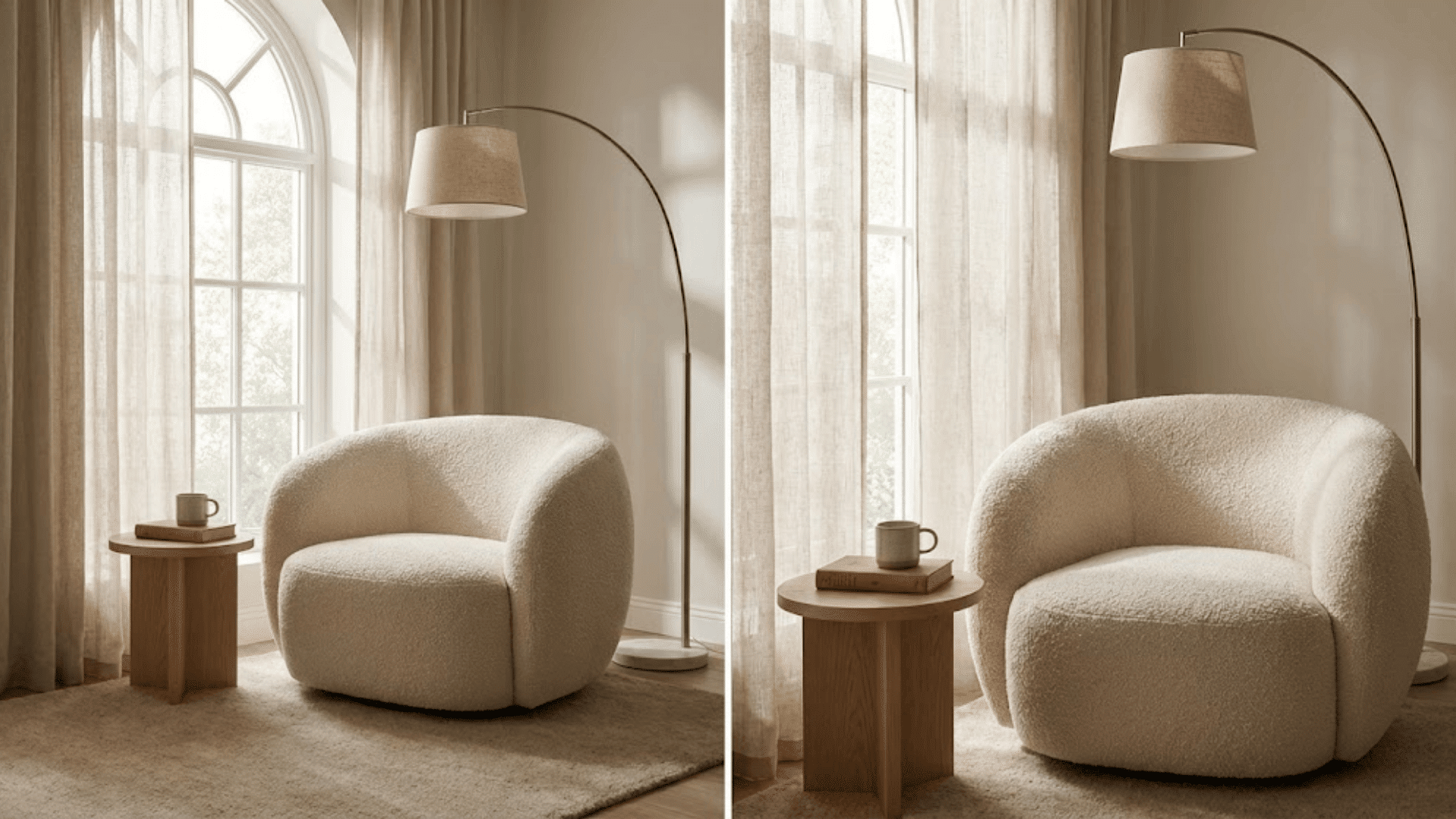 oversized armchairs that invite lounging