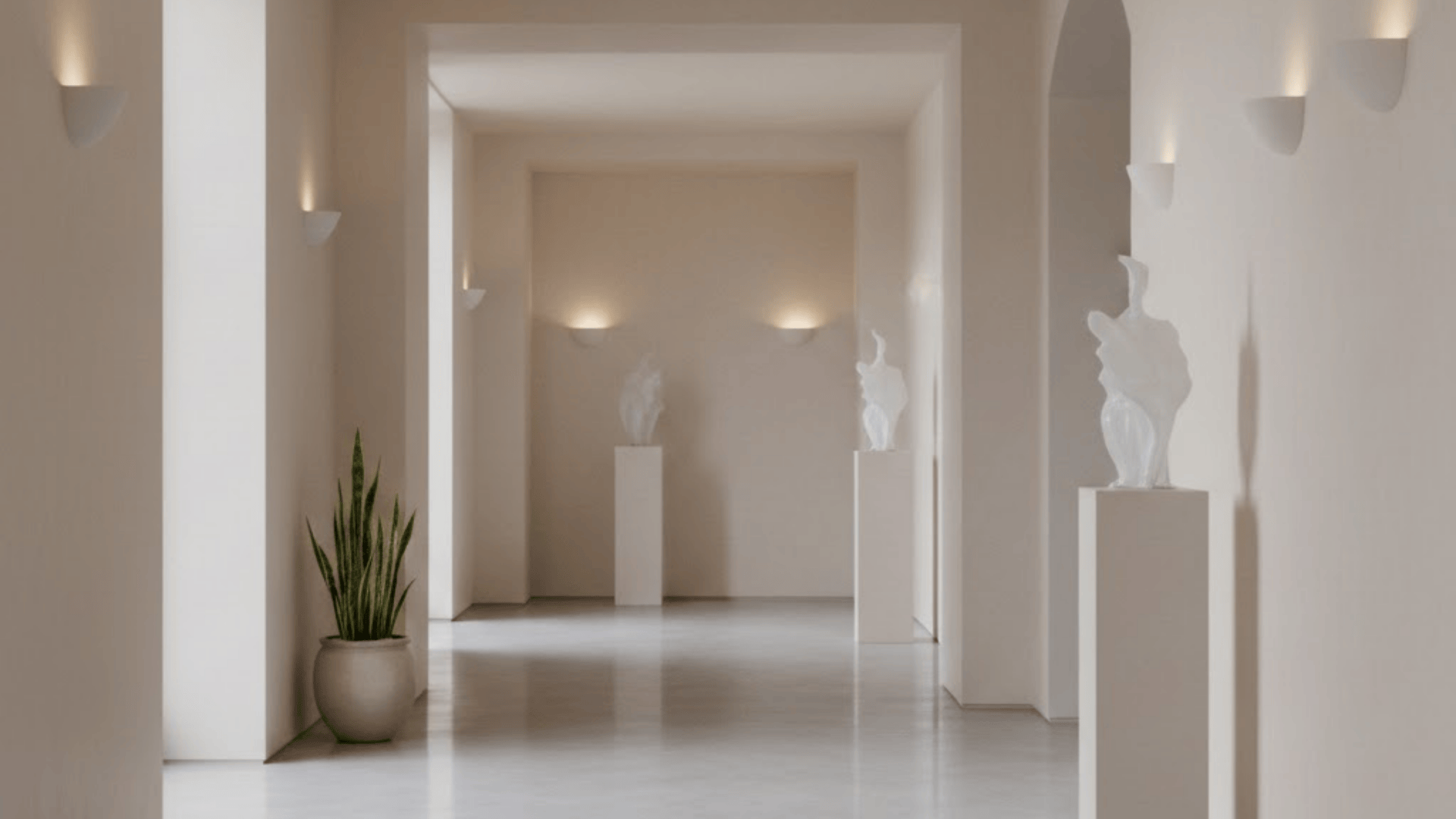 paint the hallway a light color