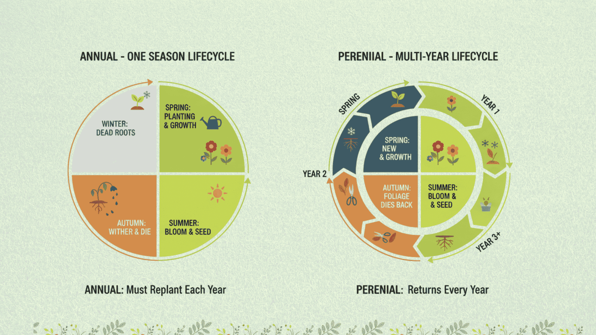 perennial vs annual plants Key Differences