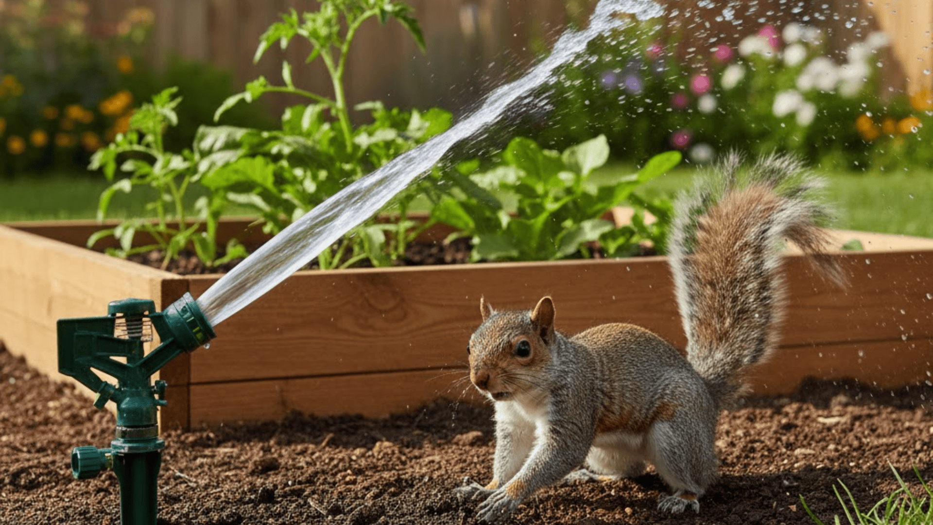 scare them away with movement noise