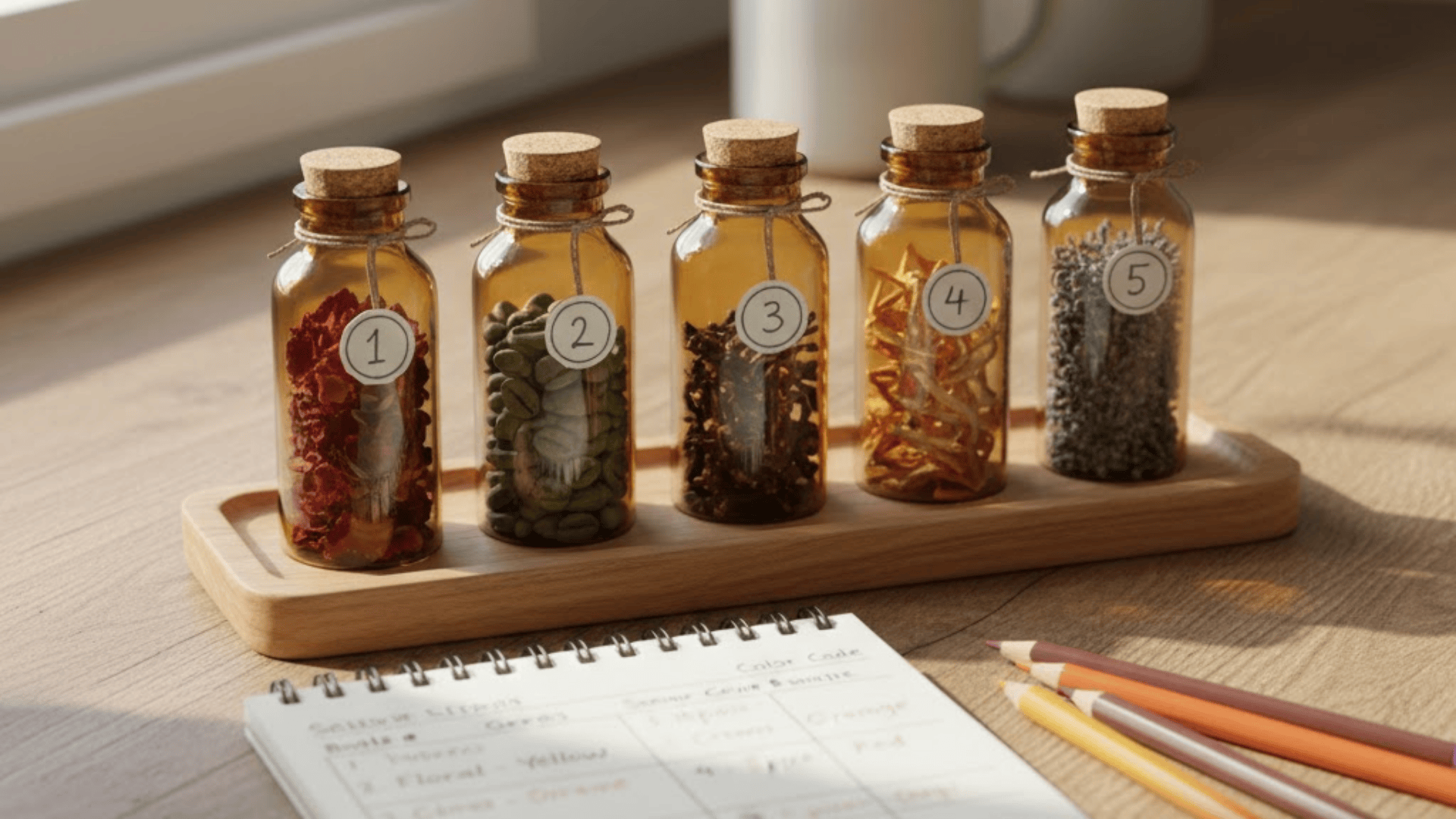 scent identification stations