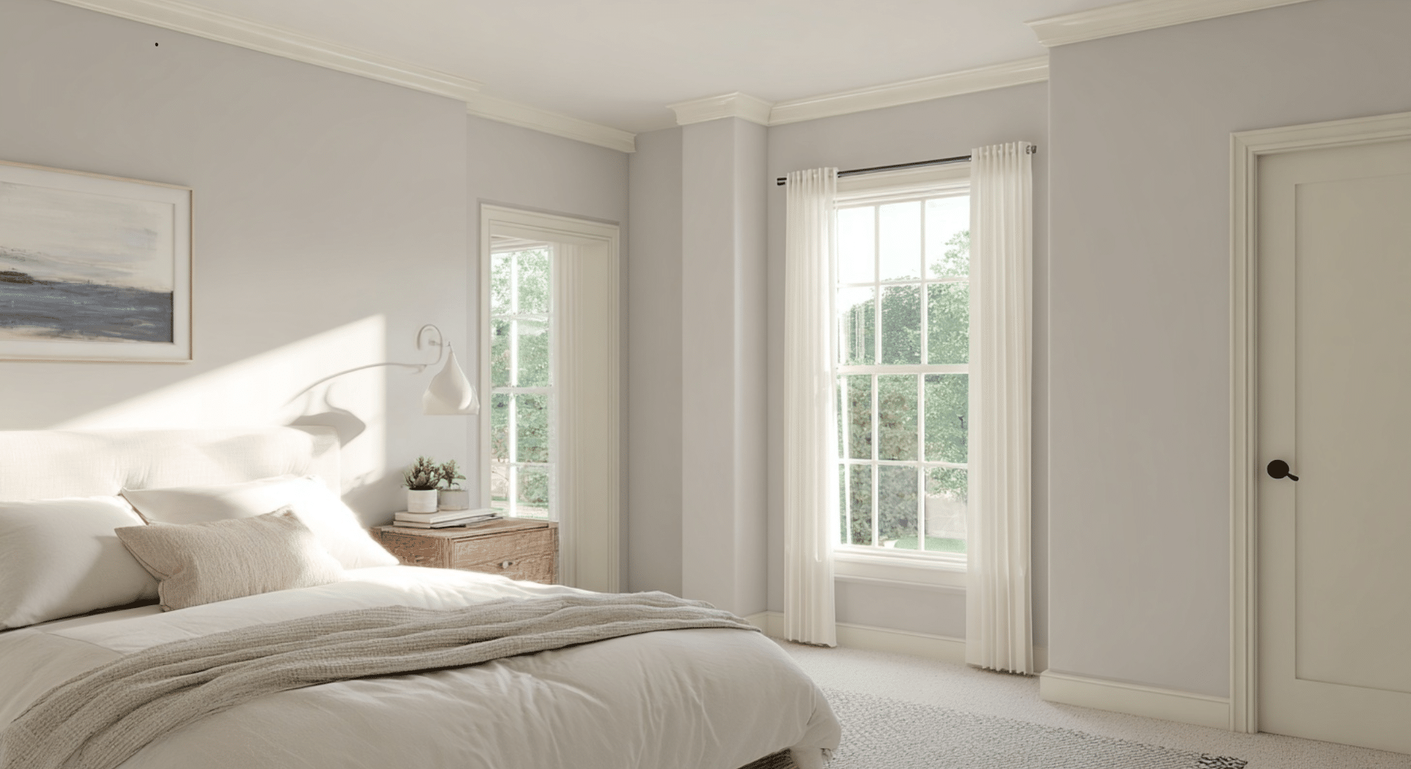 soft contrast combinations for a calm look