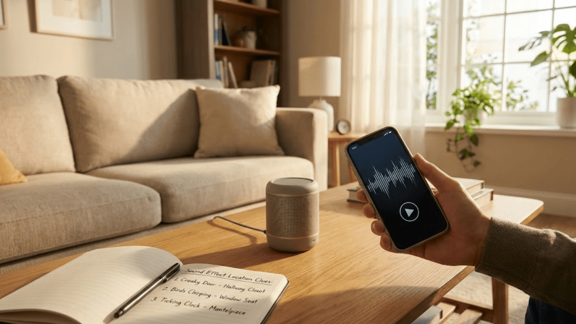 sound effect location clues