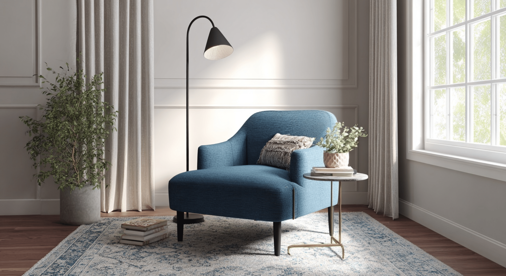 statement chairs to define corners
