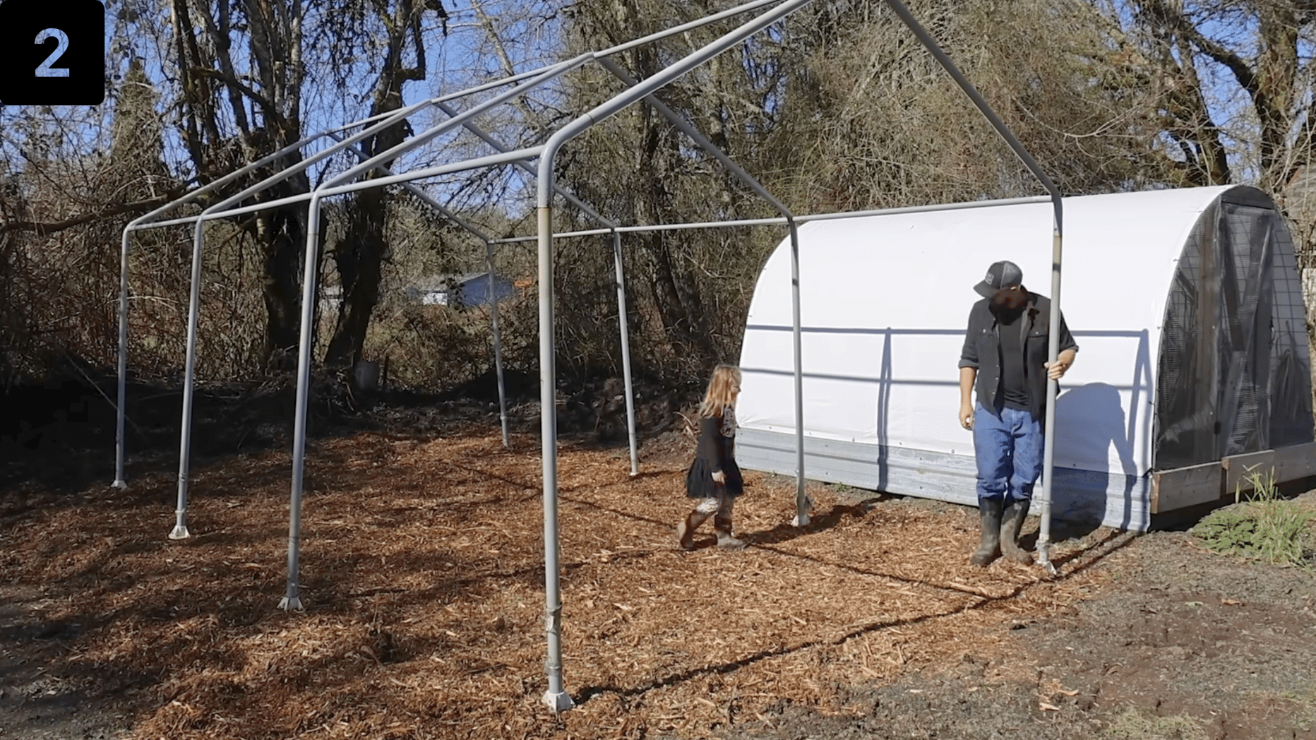 step 2 set up your frame structure