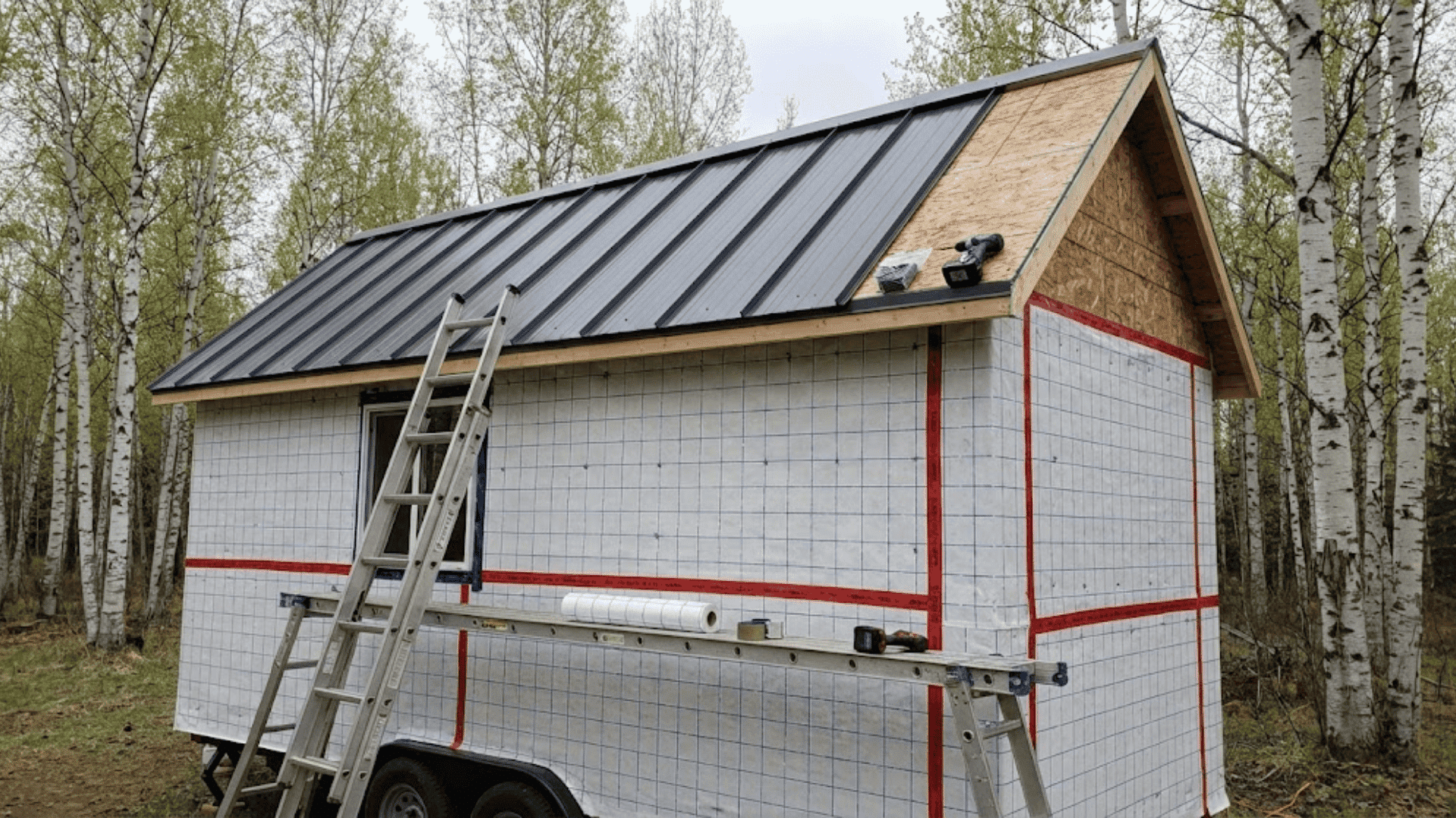 step 3 roofing and exterior shell