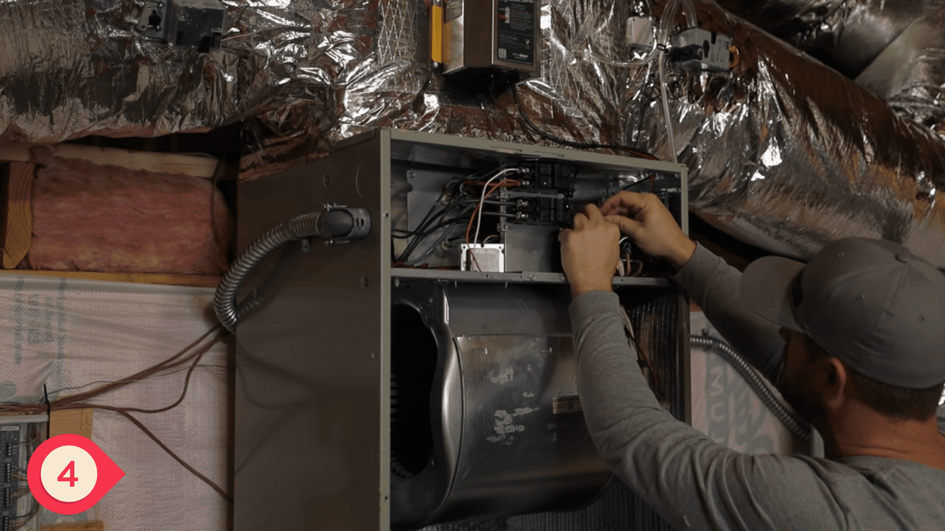 step 4 plug in and power on