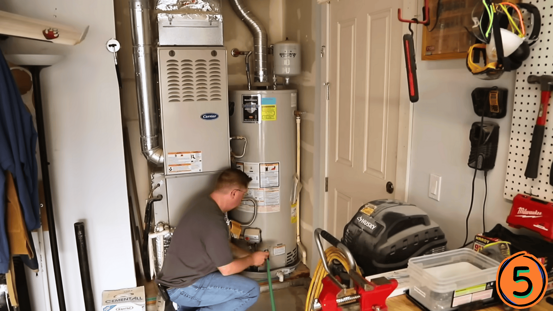 step 5 final rinse and refill