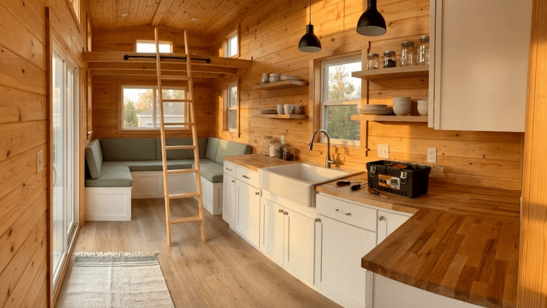 step 7 interior walls flooring and finishes