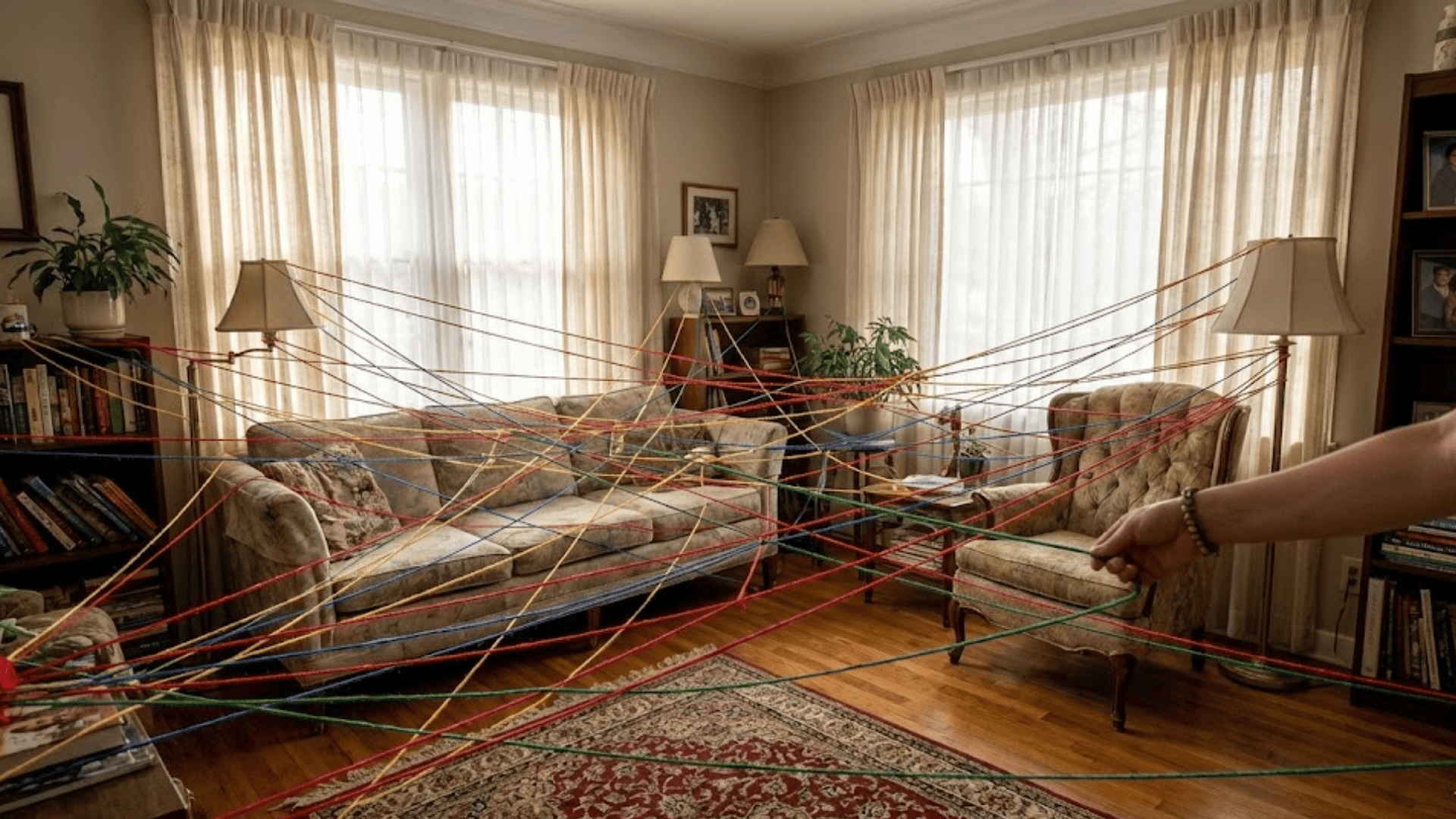 string maze pathways