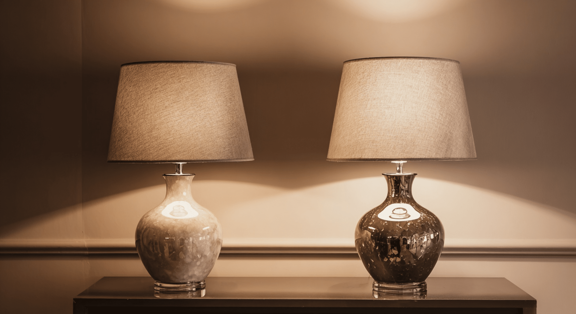 table lamps with fabric shades