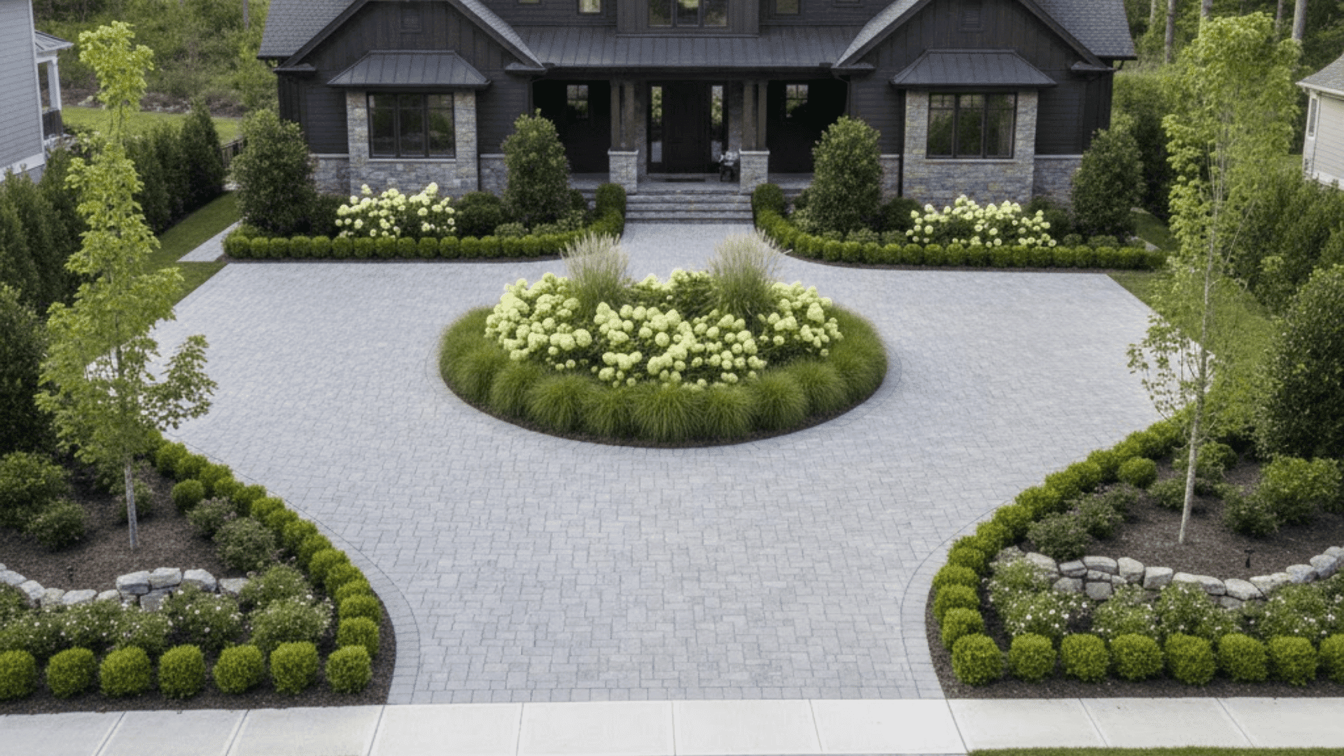 teardrop and oval layouts