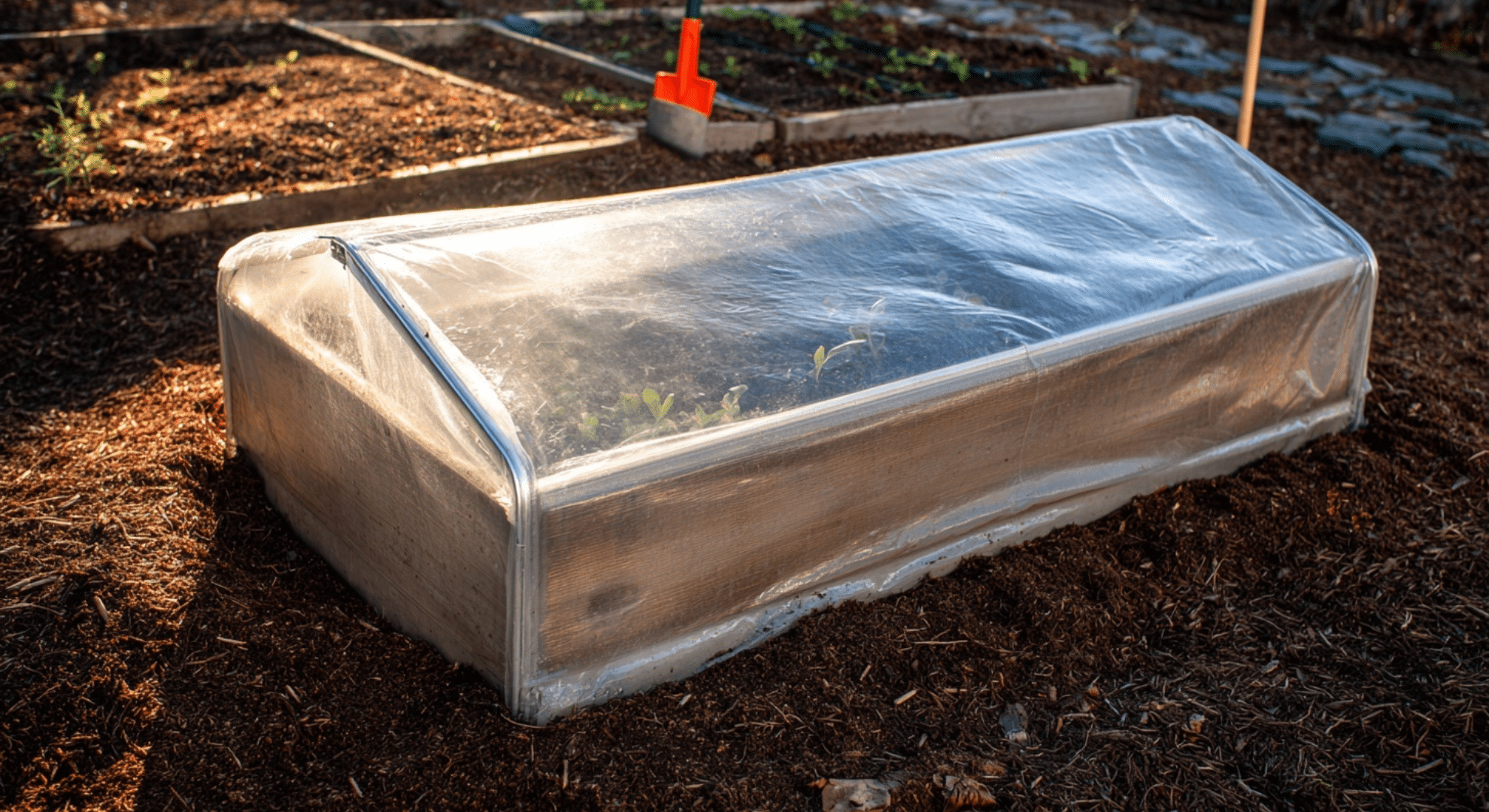 the cold frame or covered setup