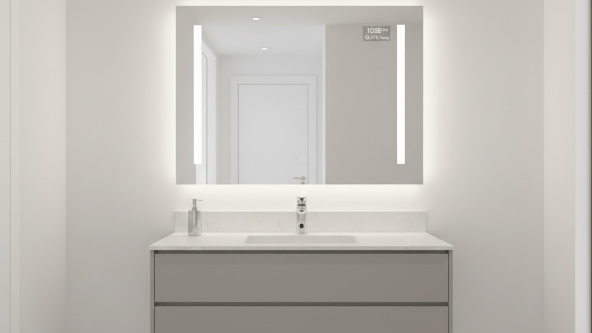 touchless faucets smart mirrors