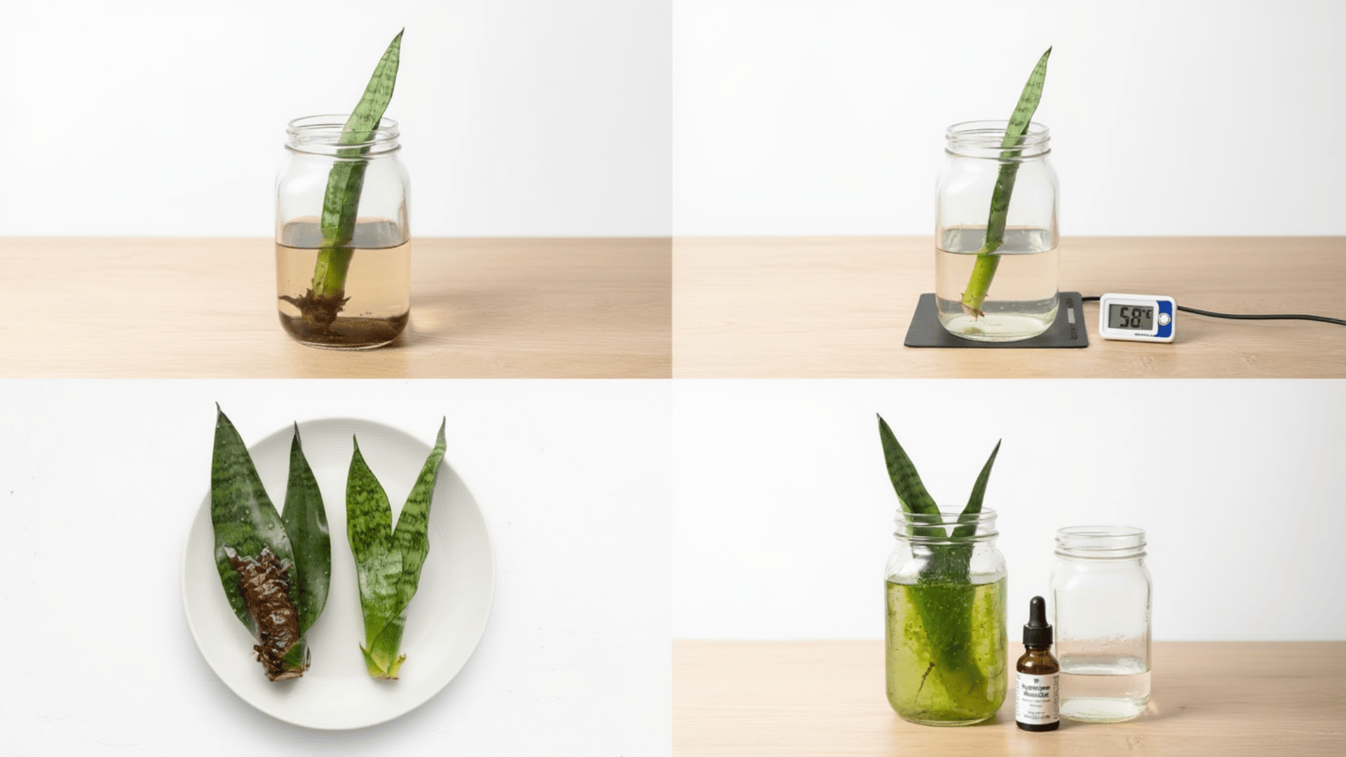 troubleshooting snake plant propagation problems