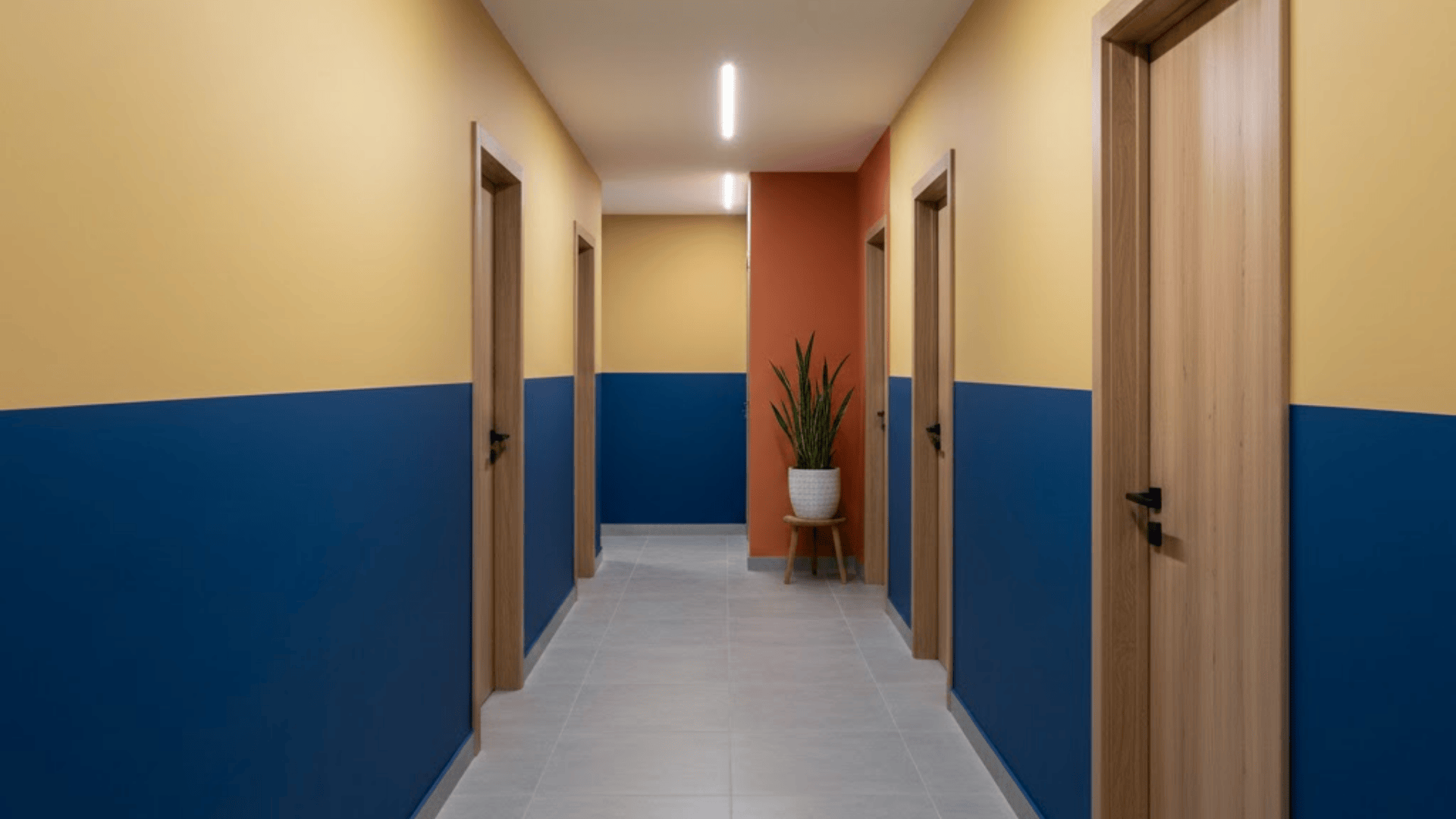 try a color block paint effect