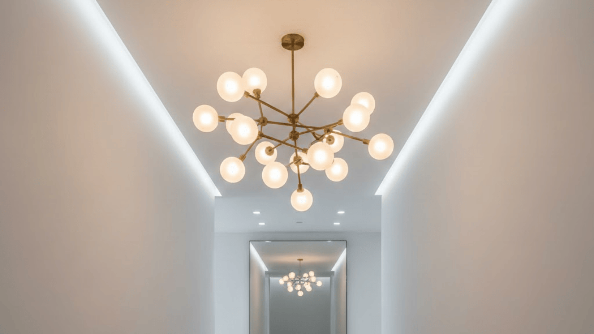 use a statement light fixture