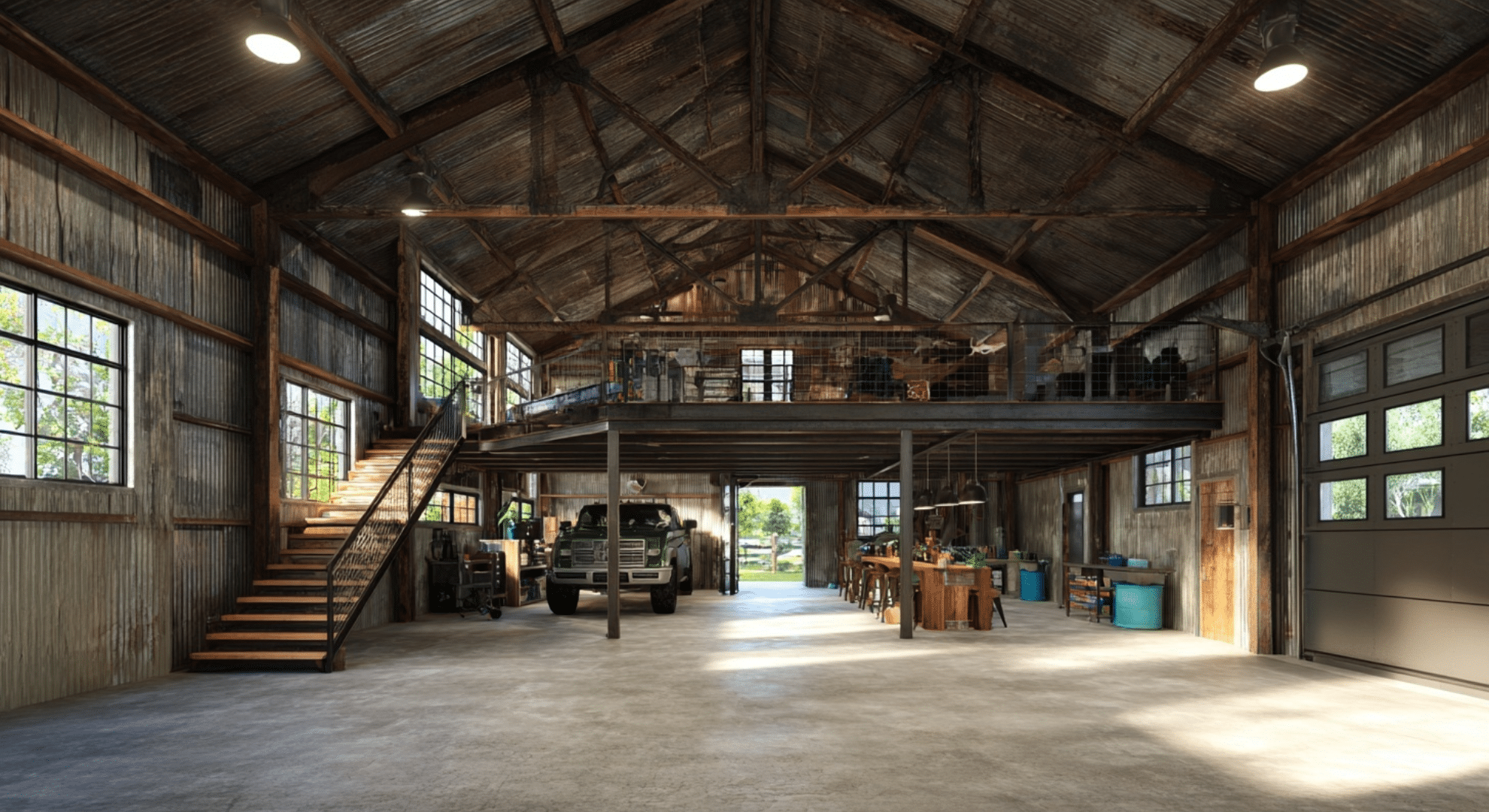 what is a barndominium garage with loft