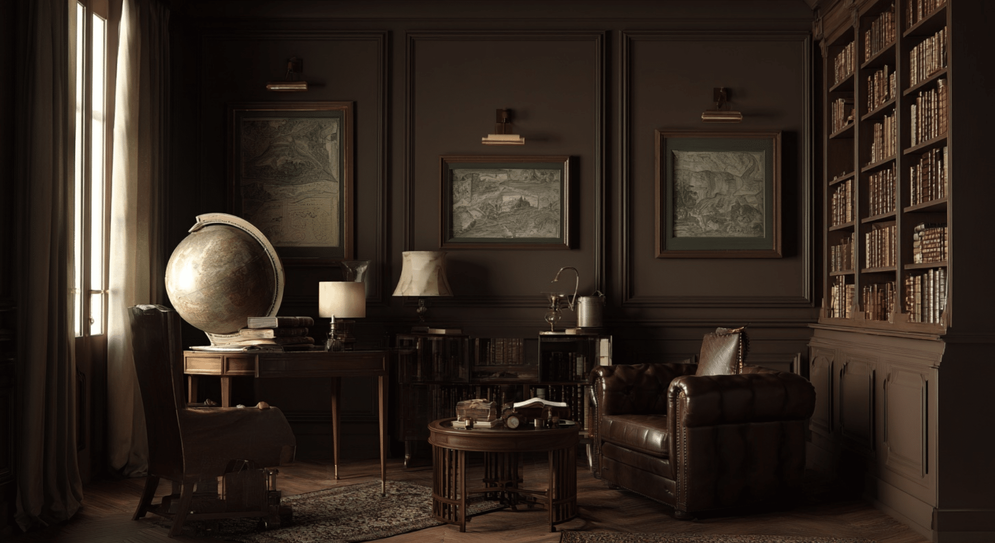 what is dark academia interior design