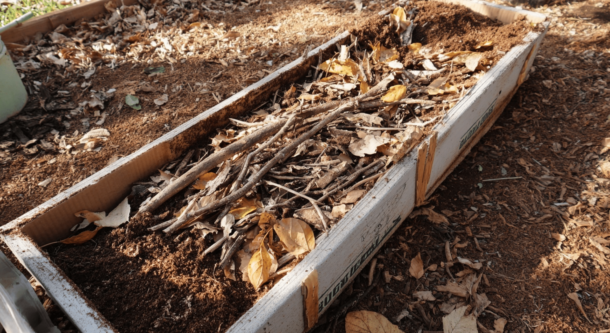 what to put at the bottom of a raised garden bed