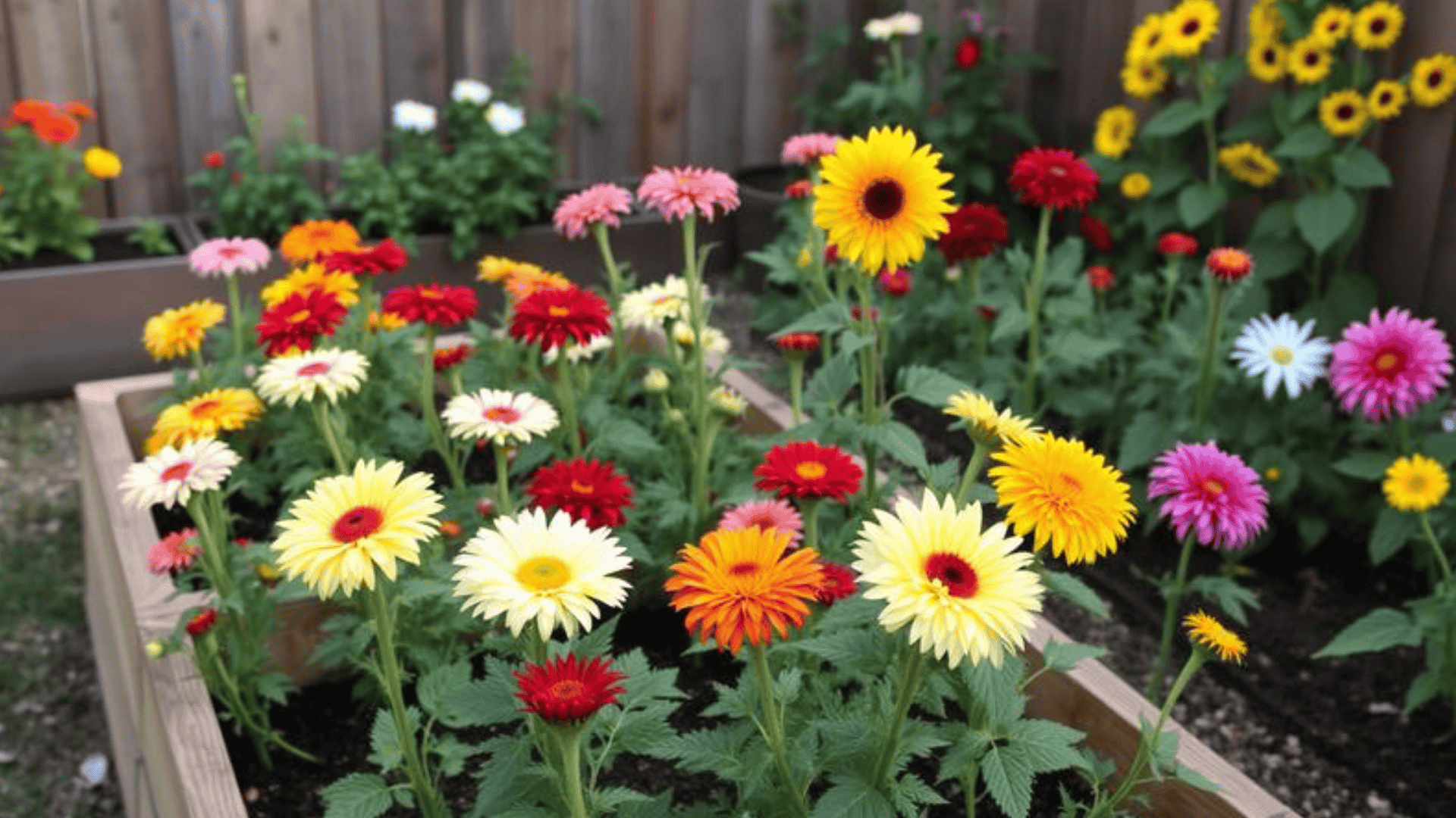 Cut Flower Raised Bed
