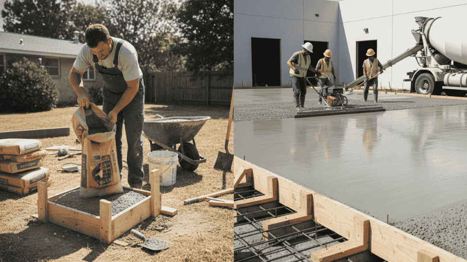 DIY vs Professional Concrete Slab Installation