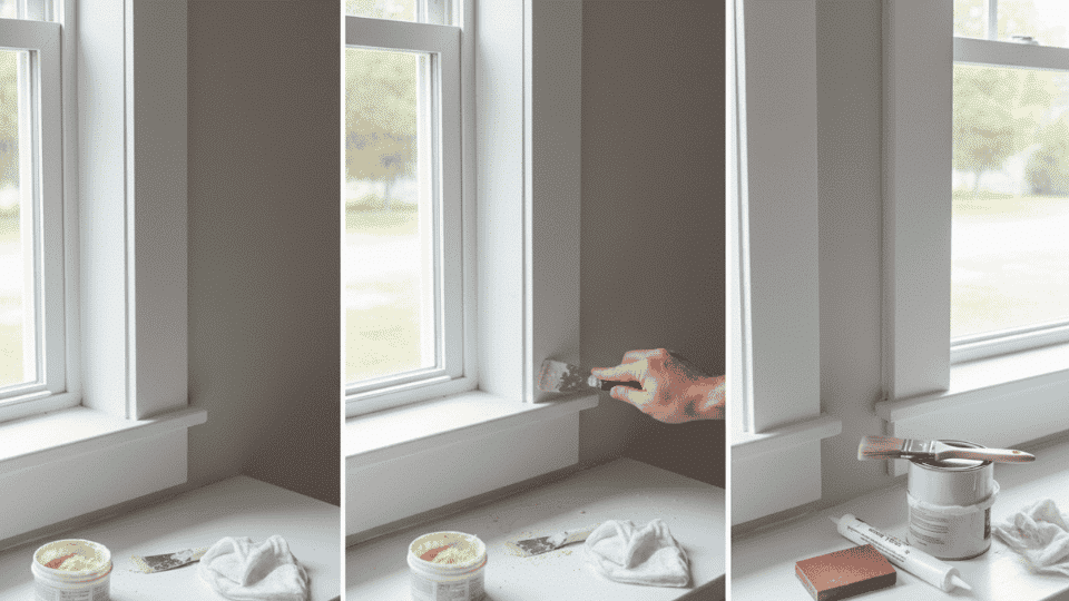 Finishing the Craftsman Style Window Trim