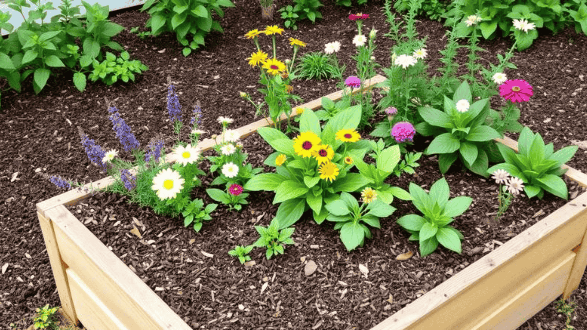 Low Maintenance Flower Raised Bed