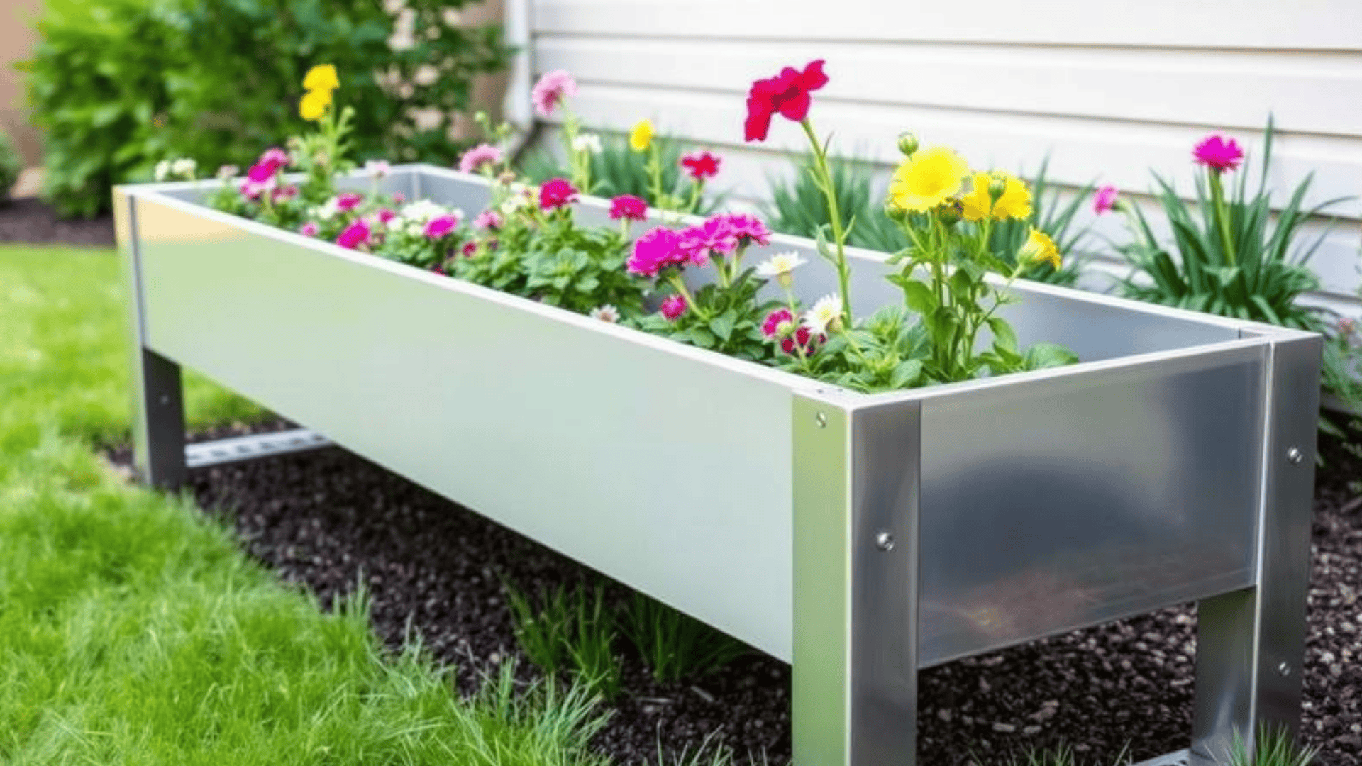 Metal Raised Flower Bed