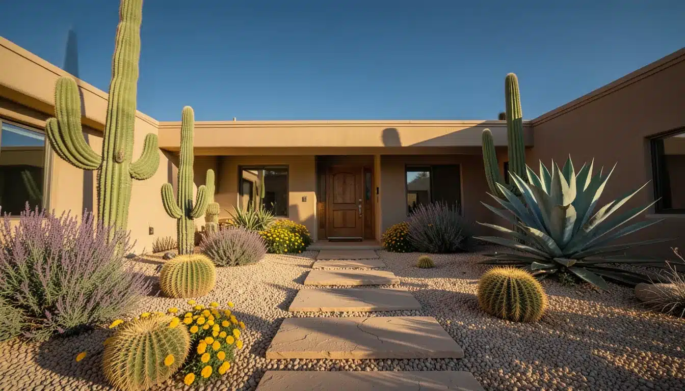 curb appeal desert landscape front yard