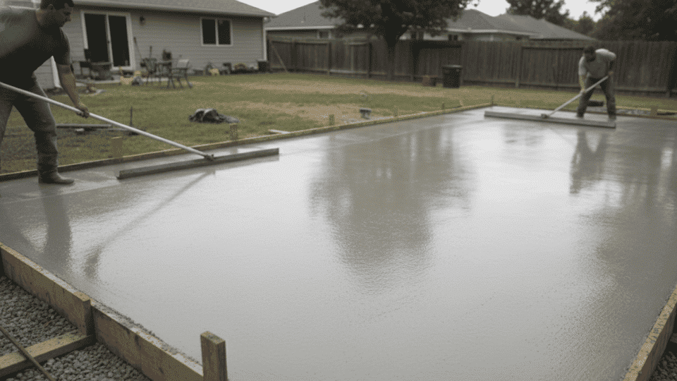 how much to pour a concrete slab