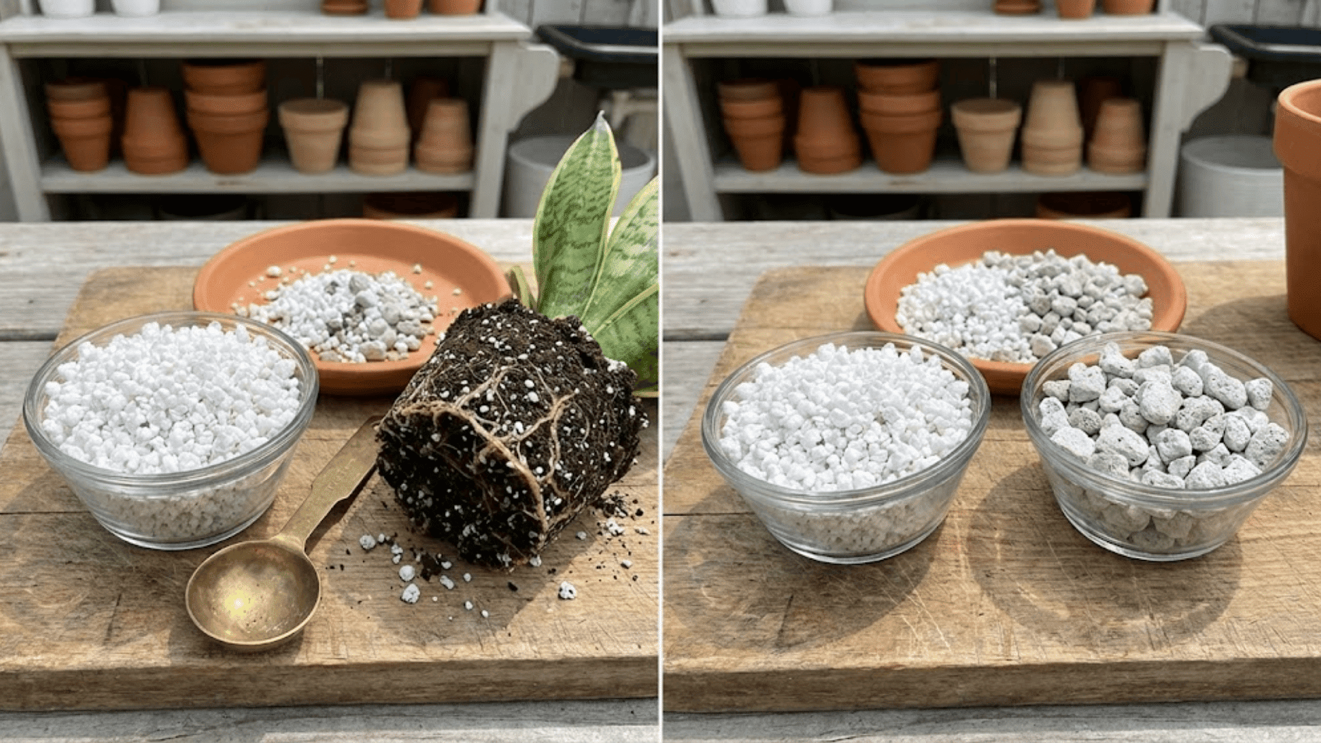 perlite or pumice