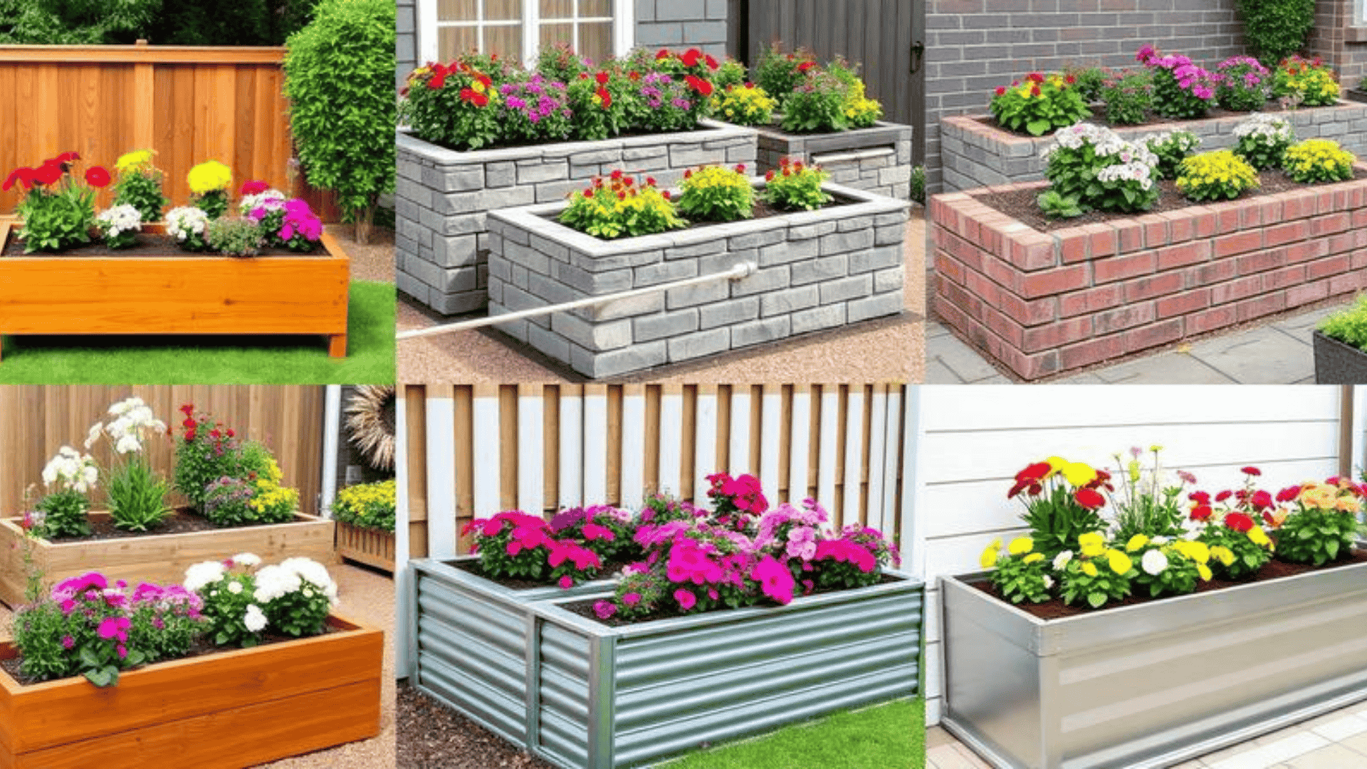 raised flower bed ideas