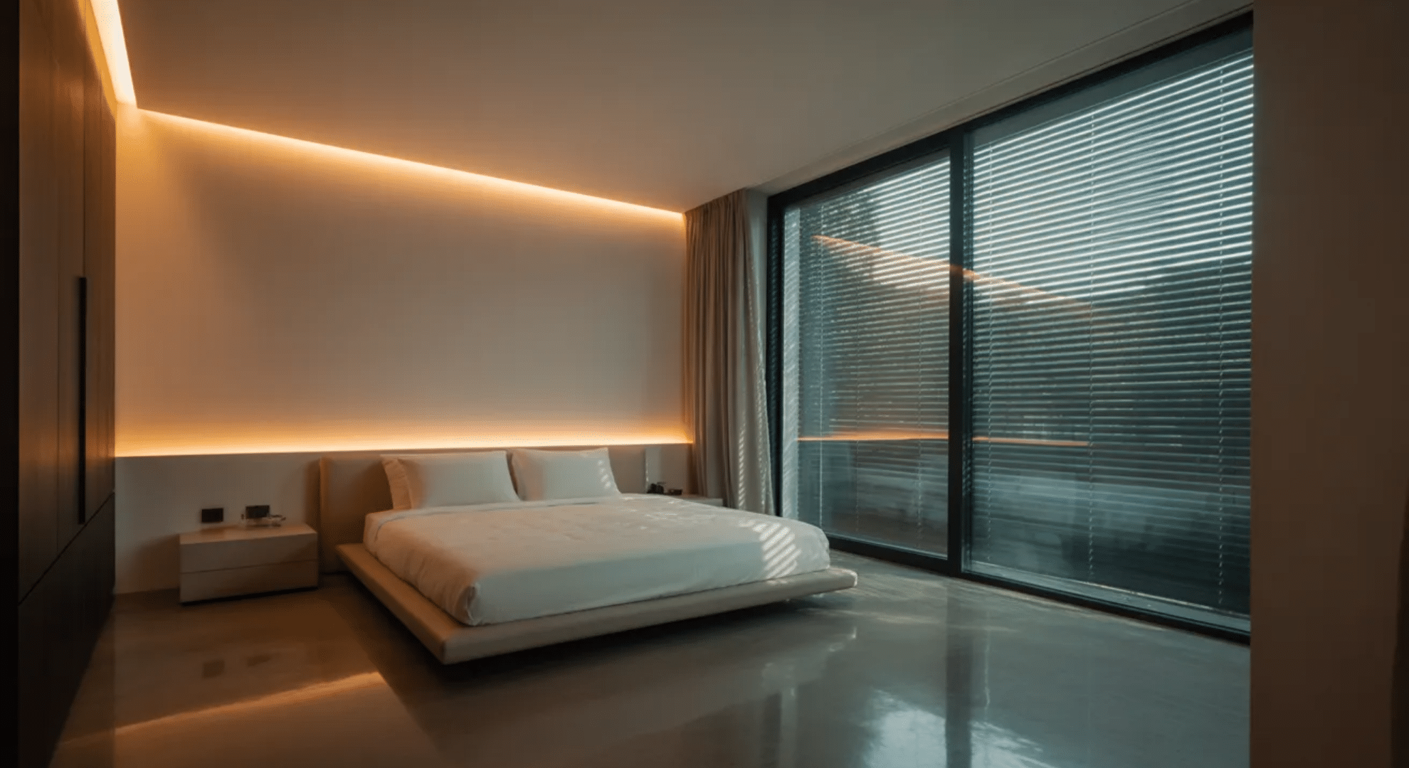 smart bedroom with technology integration