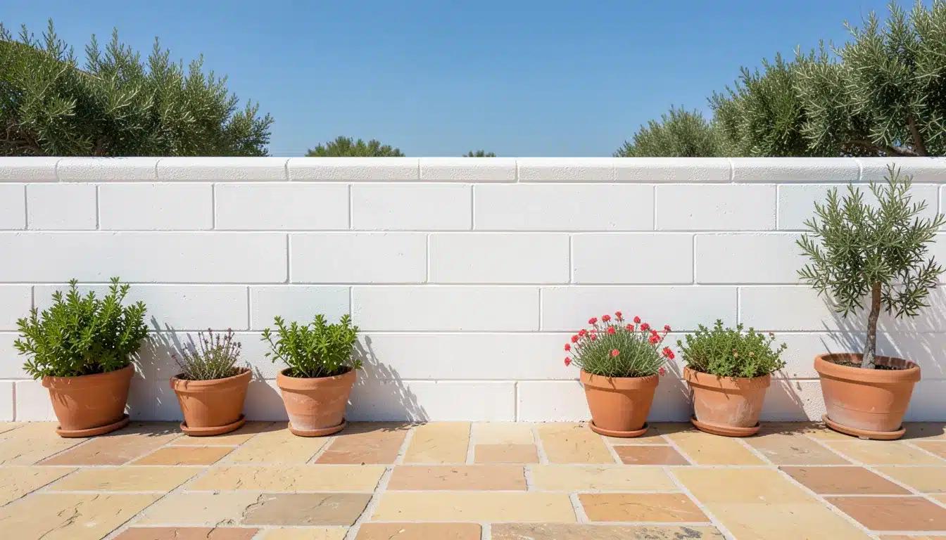 Cinder Block with Paint