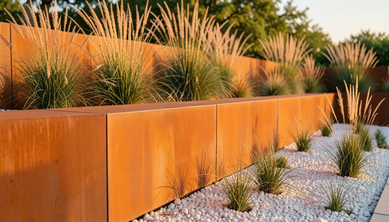 Cor Ten Steel Retaining Wall