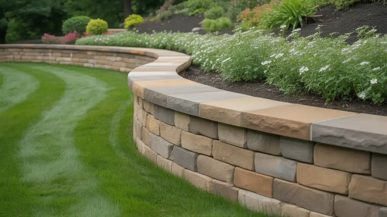 Curved Retaining Wall
