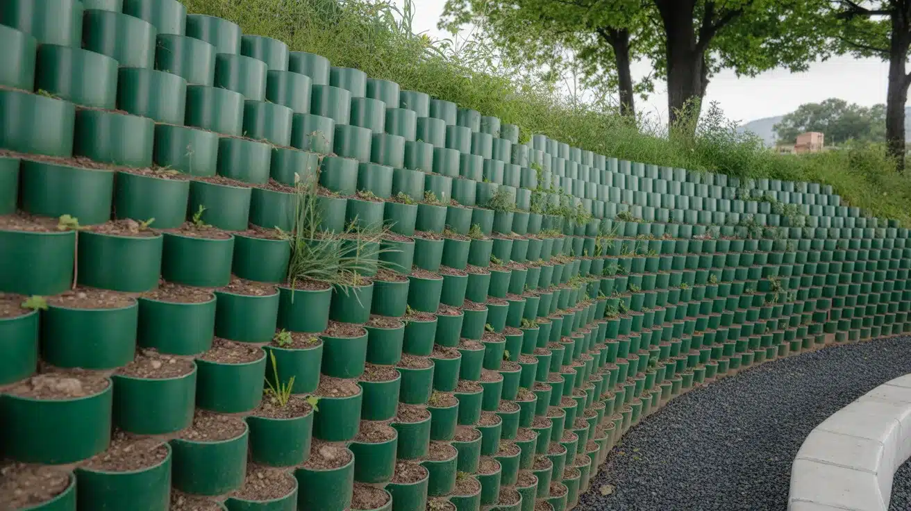 Geocell Retaining Wall