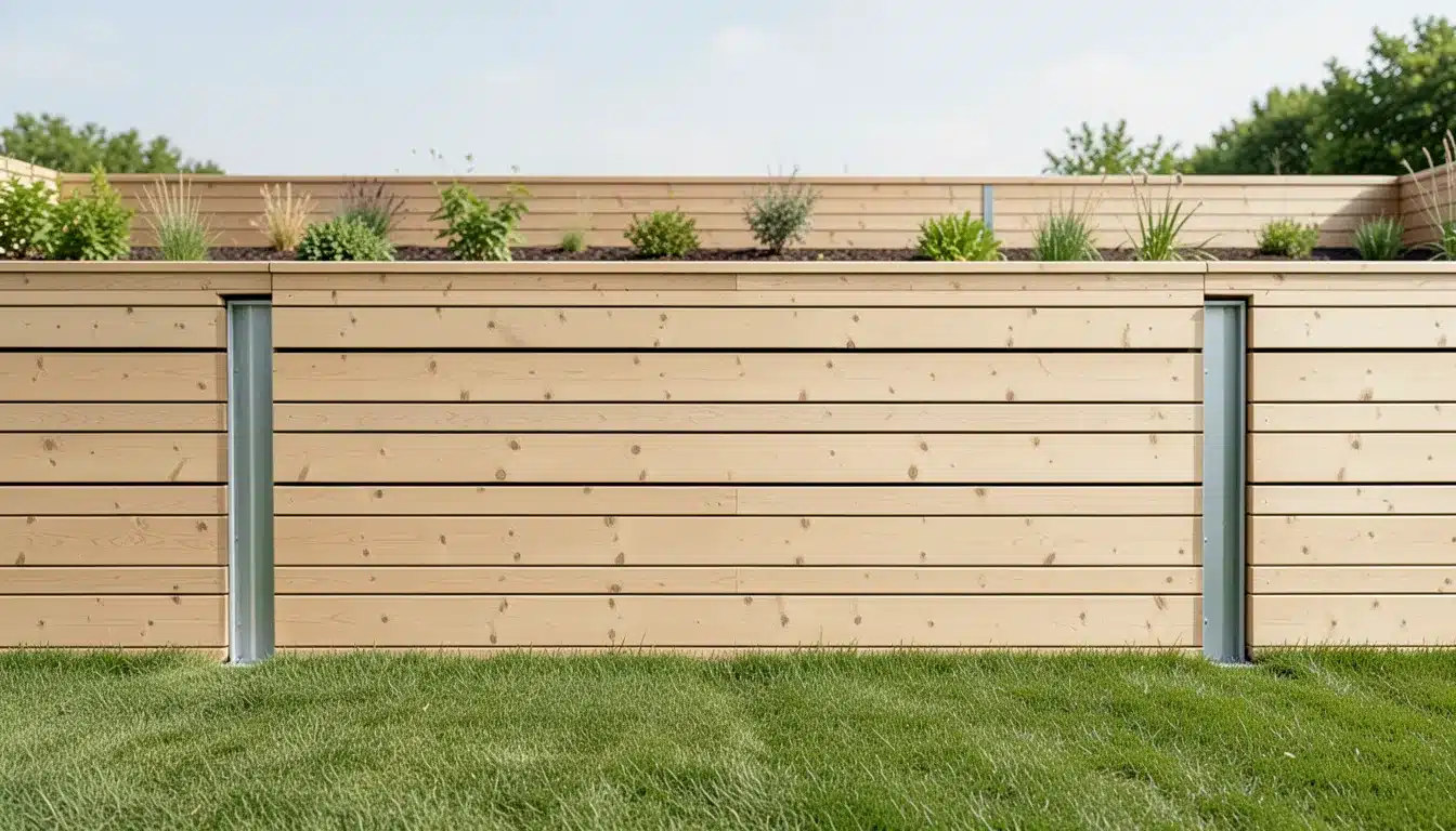 Horizontal Timber Plank Wall