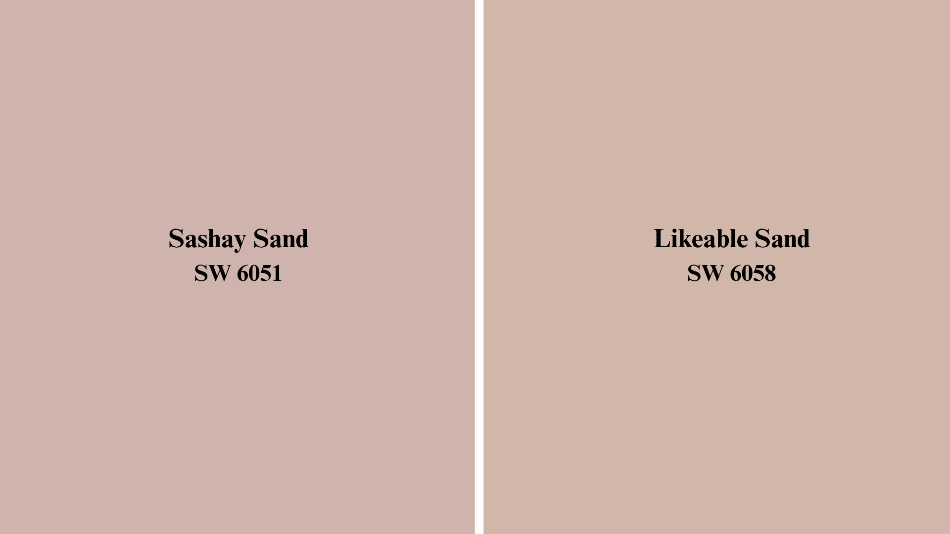 sashay sand vs likeable sand