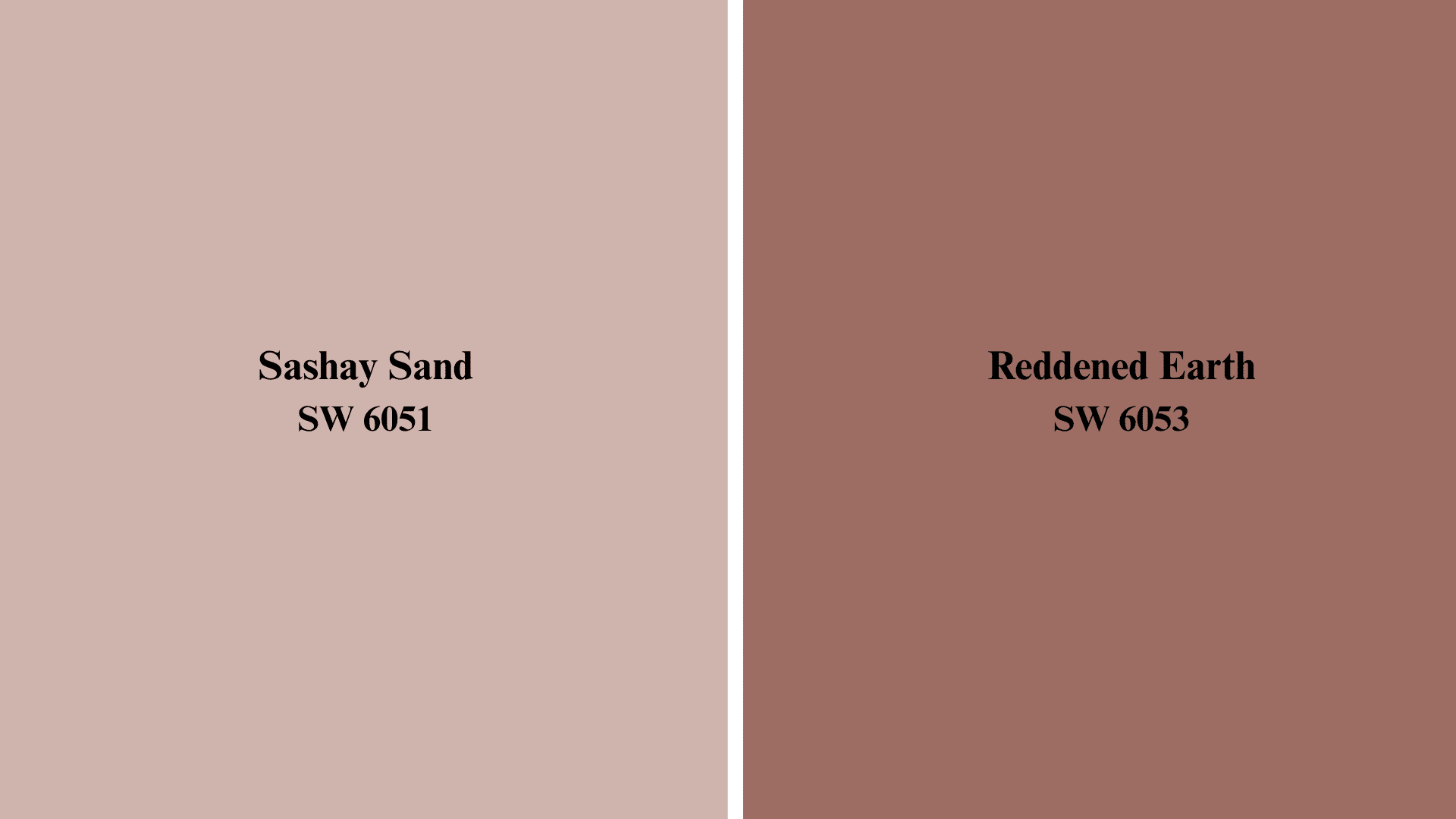 sashay sand vs reddened earth