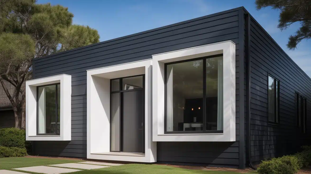 Black-Siding-with-White-Frames