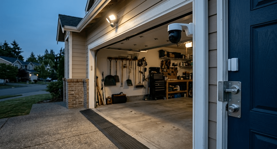 Garage Door Security Layers Beyond the Opener Remote