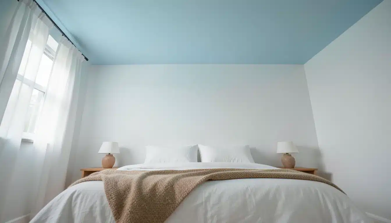 bedroom-modern-ceiling-paint-color-pale-blue