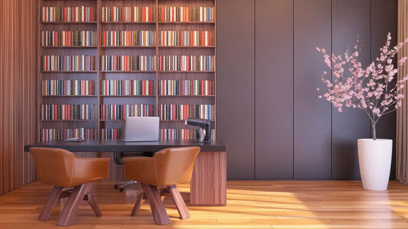 benjamin-moore-cinnamon-slate-Library