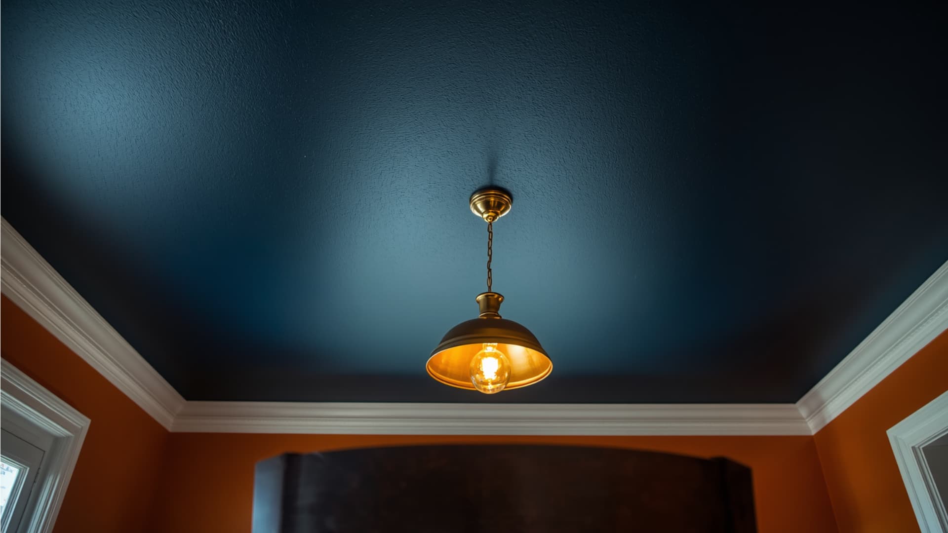 navy-blue-ceiling-paint-color-dining-room