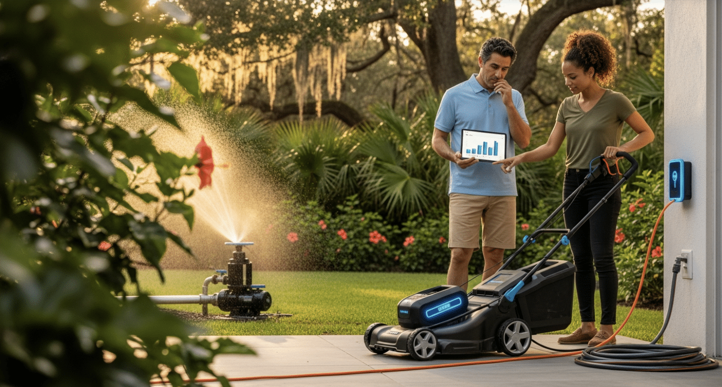 How Much Your Yard Equipment Actually Adds to Your Power Bill