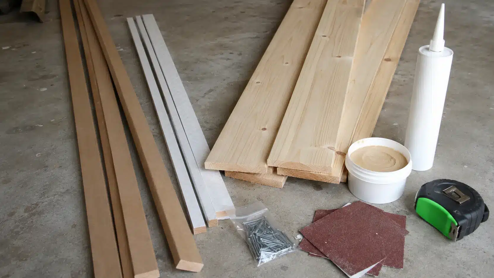 budget materials for a diy board and batten wall project